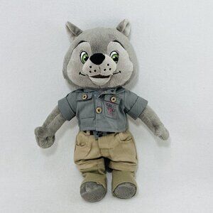 Fiesta Wiley Great Wolf Lodge Plush 16” Toy Mascot Gray Clothes Resort Souvenir
